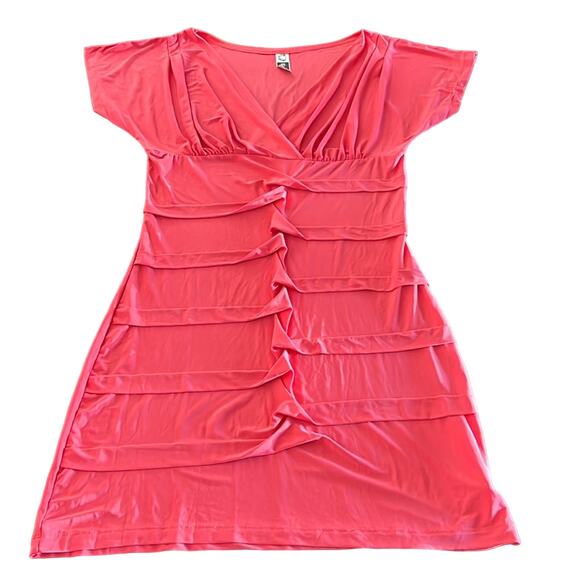 Black Koi Coral Slinky Lightweight Knit Dress Juniors Size Large - Picture 4 of 9